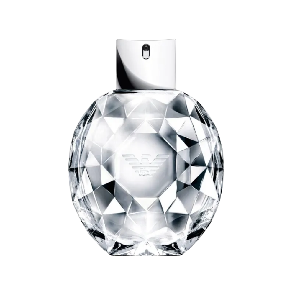 Flakon perfum Armani Emporio Armani Diamonds z nutami liczi, maliny, róży, wanilii i bursztynu – elegancki zapach dla kobiet.