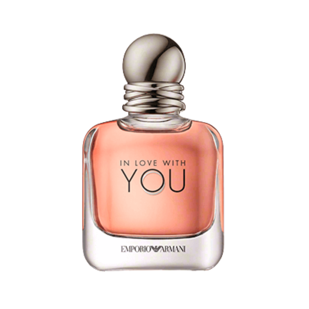 Flakon perfum Armani In Love With You z nutami maliny, czarnej porzeczki, czereśni, róży, jaśminu i paczuli – zmysłowy zapach dla kobiet.