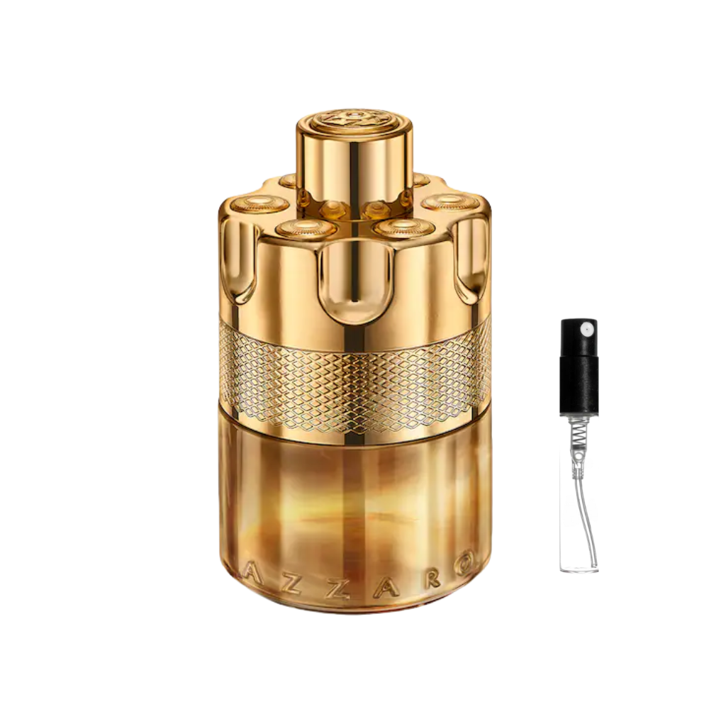 Azzaro Forever Wanted Elixir – odlewka perfum męskich z nutami maliny, zielonej mandarynki, bergamotki, kardamonu, lawendy, skóry, Wolfwood i wetywerii.