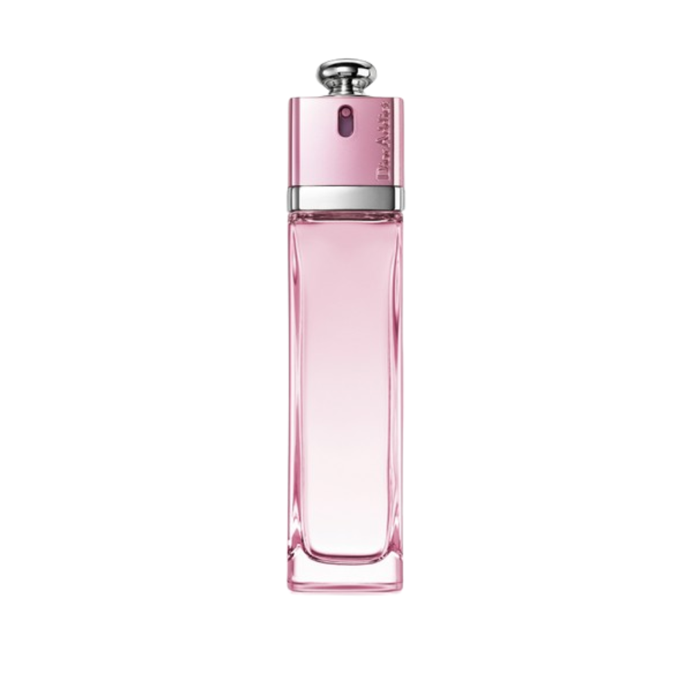 Flakon perfum Dior Addict 2 z nutami grejpfruta, frezji, granatu, lotosu, białego piżma i drzewa sandałowego – świeży zapach dla kobiet.