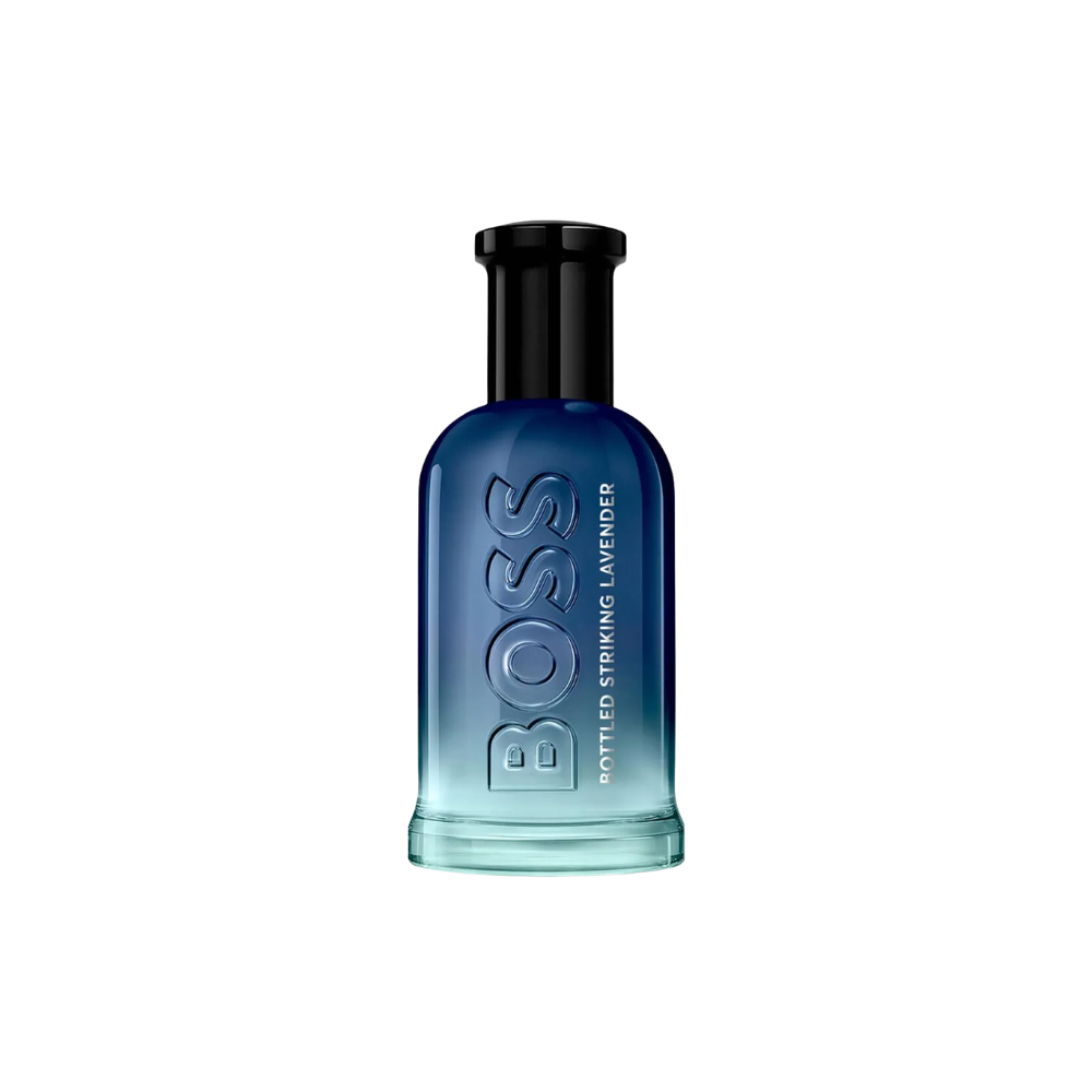 Flakon perfum Hugo Boss Boss Bottled Striking Lavender Eau de Parfum dla mężczyzn z nutami mineralnymi, lawendy, nut drzewnych i mchu.