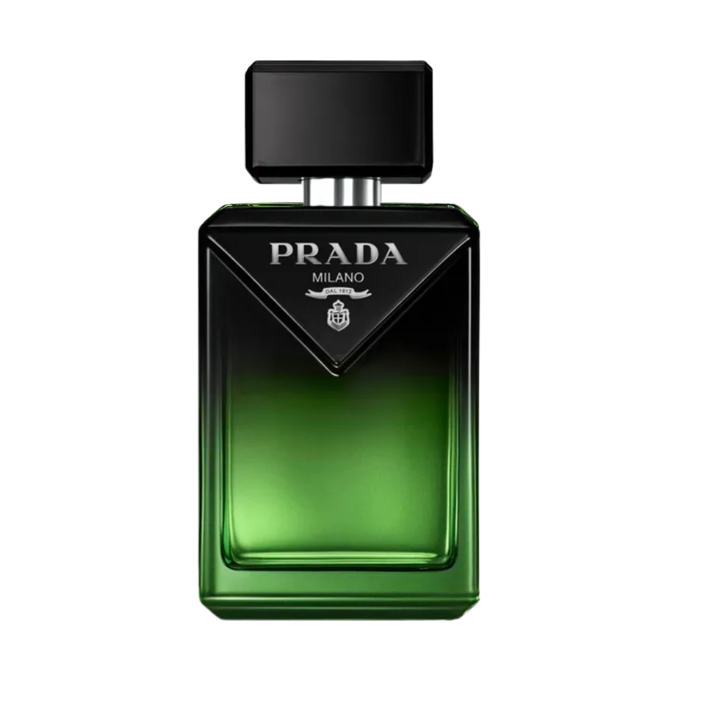 Flakon perfum Prada Paradigme Le Parfum z nutami bergamotki, wanilii, geranium, balsamu peruwiańskiego, benzoesu, drzewa gwajakowego i Amberever.