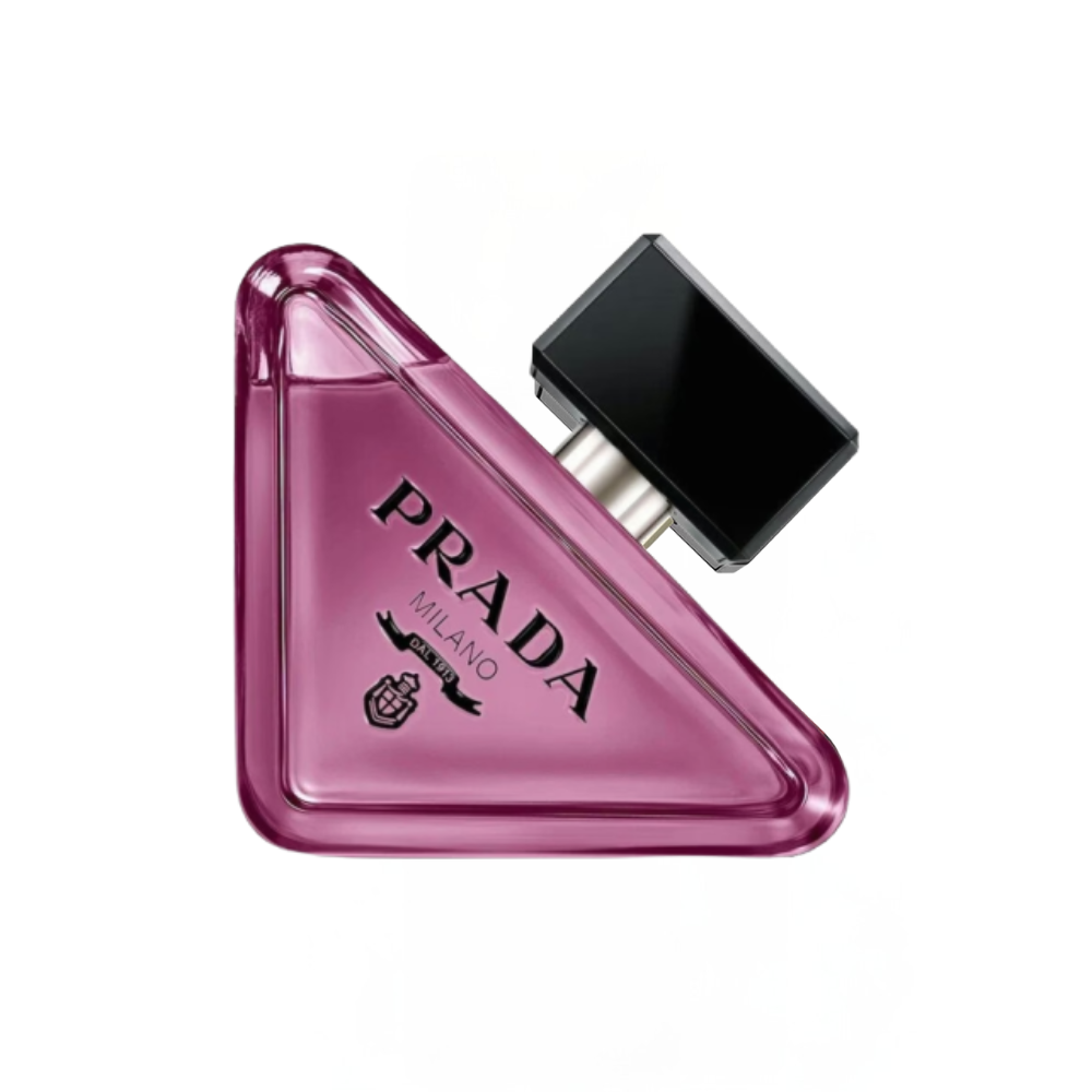 Flakon perfum Prada Paradoxe Sweet Chemistry z nutami syropu z czarnej porzeczki, kwiatu pomarańczy i neroli.