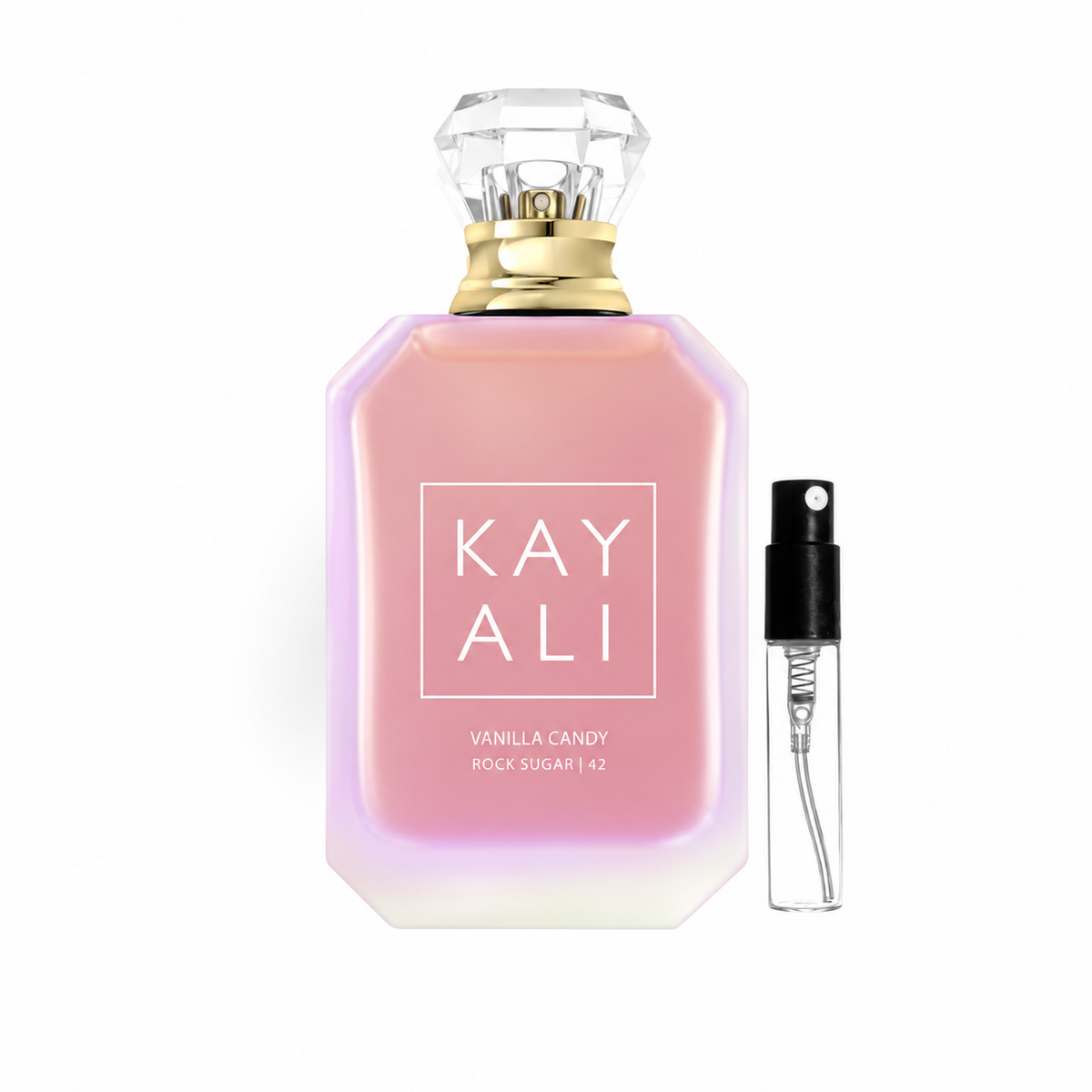 Kayali – Vanilla Candy Rock Sugar | 42 EDP – odlewka perfum – oryginalny flakon i odlewka z atomizerem