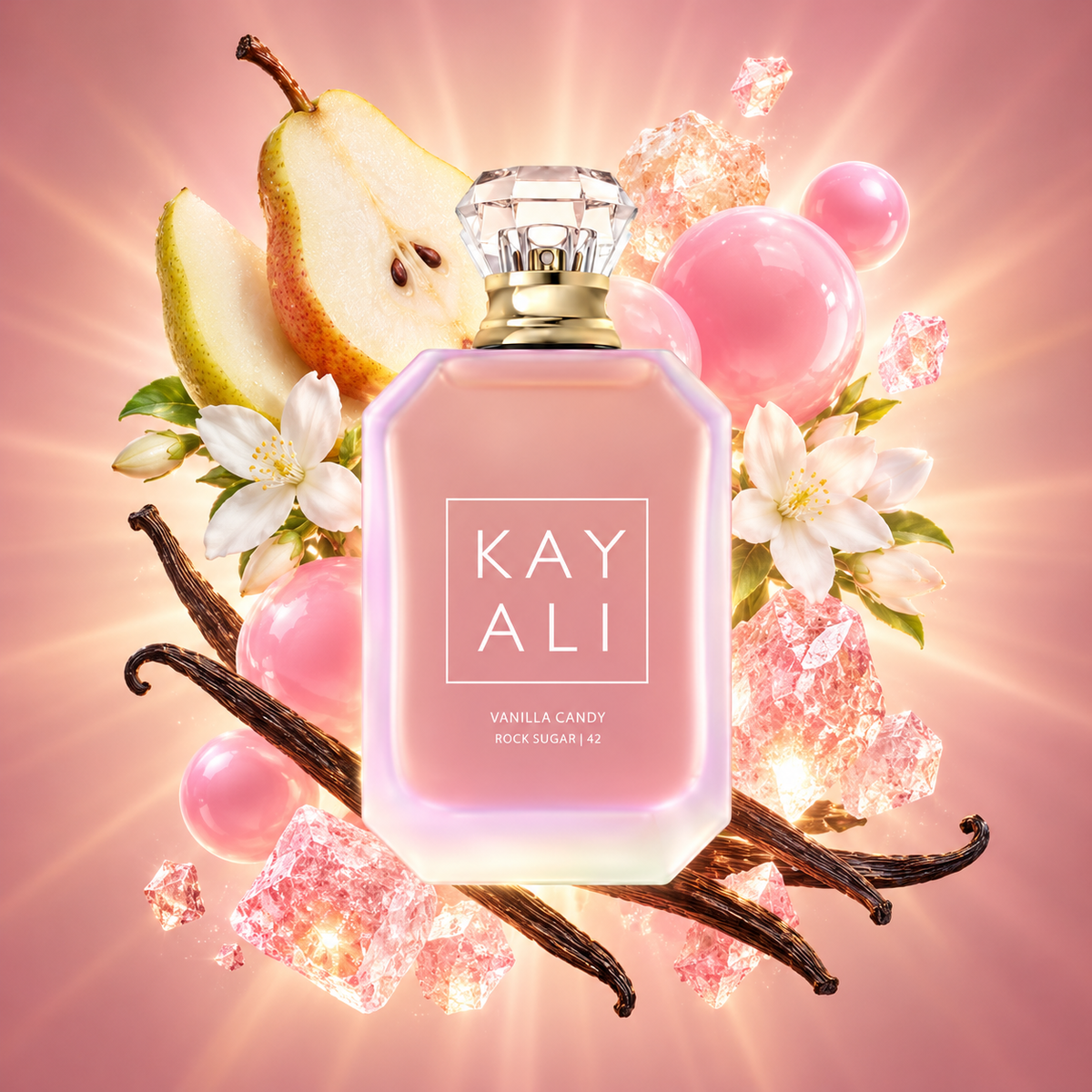 Kayali – Vanilla Candy Rock Sugar | 42 EDP – odlewka perfum – nuty zapachowe
